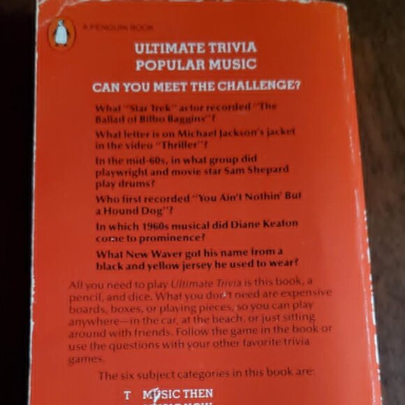 Vintage - Ultimate Trivia  The Book You Play! © 1984 - Picture 3 of 7